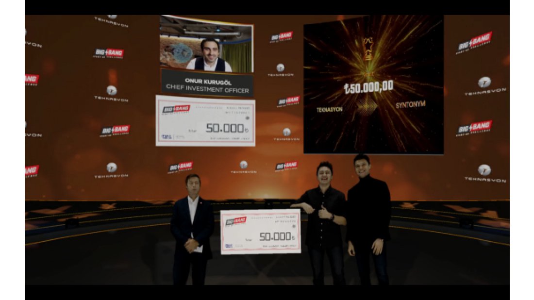 Teknasyon'dan Big Bang Start-up Challenge'a katılan iki girişime ödül