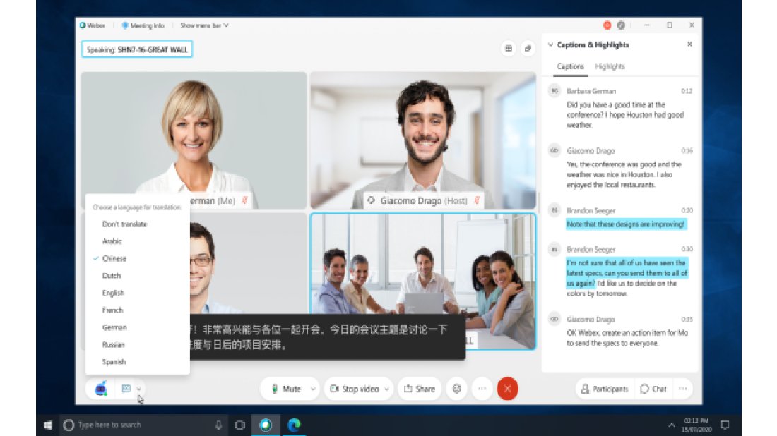 Cisco Webex’e yenilikler