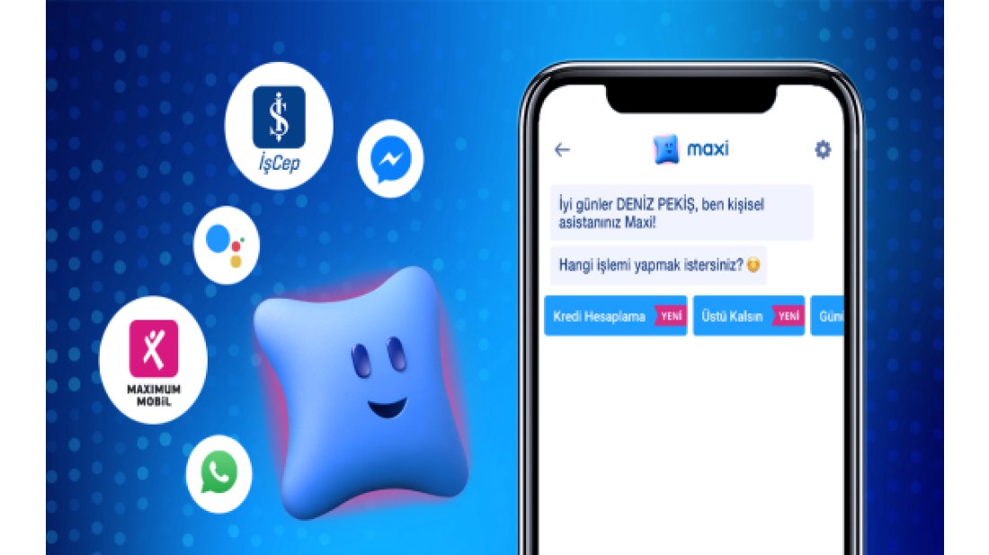 İş Bankası’nın kişisel asistanı Maxi, 400’den fazla yeteneği ile 55 milyondan fazla diyalog gerçekleştirdi