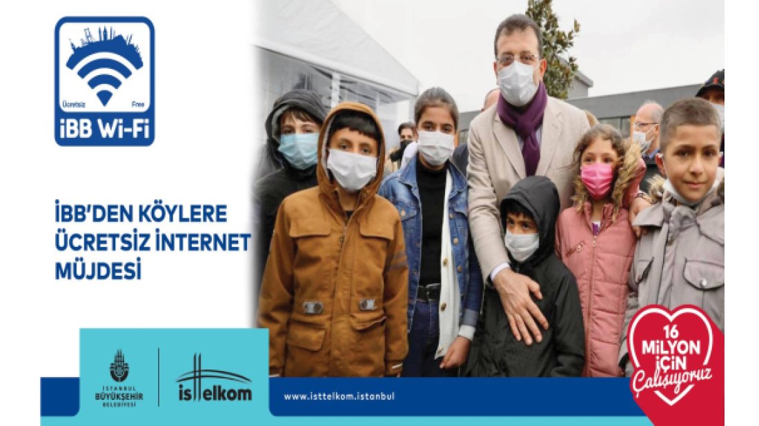 İBB’den köylere ücretsiz internet hizmeti