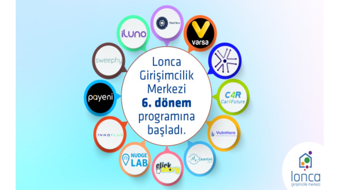 Lonca Girişimcilik Merkezi altıncı döneme 12 startup ile başlıyor