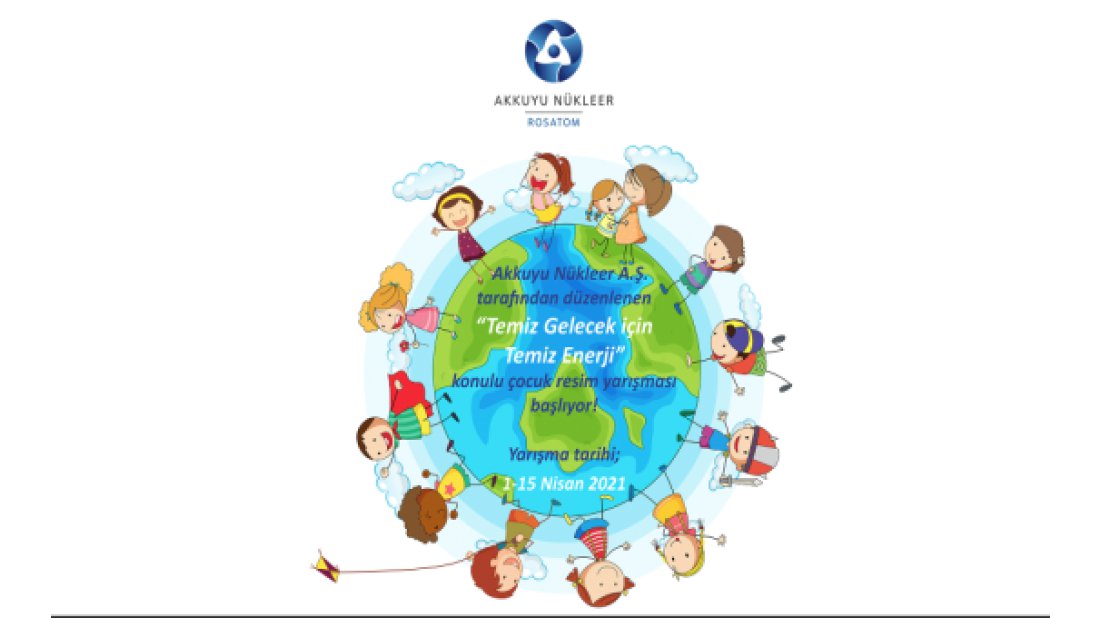 Akkuyu Nükleer ulusal çocuk resim yarışması düzenliyor