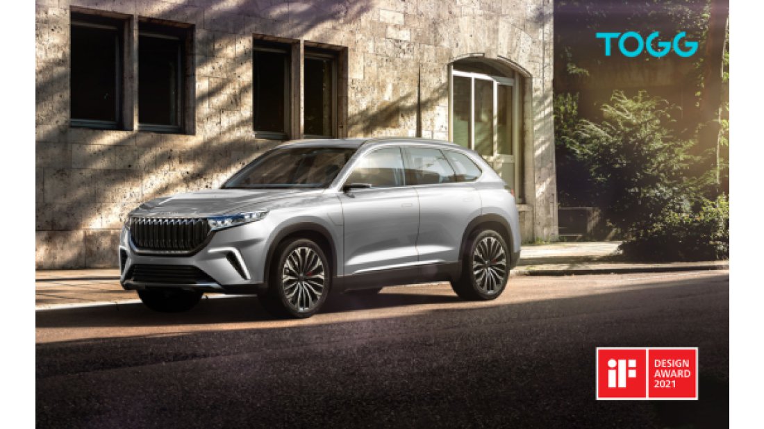 TOGG mobilite alanında iF Tasarım Ödülü’nü alan ilk Türk markası oldu