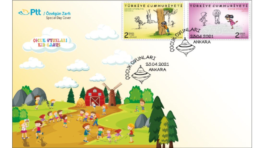 PTT’den çocuklar için özelgün zarfı