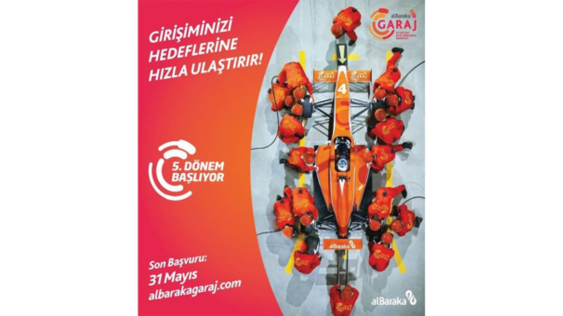 Albaraka Garaj, girişimcilere kapılarını 5. dönem için açıyor