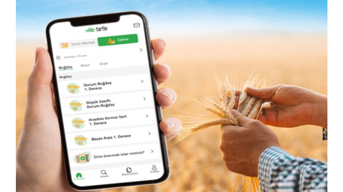 Tarfin teknolojisi ile hasatta çiftçilere çözüm sunuyor