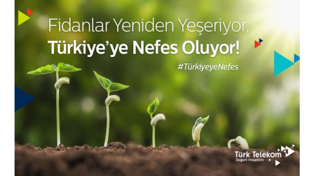 Türk Telekom’dan 100 bin fidan 