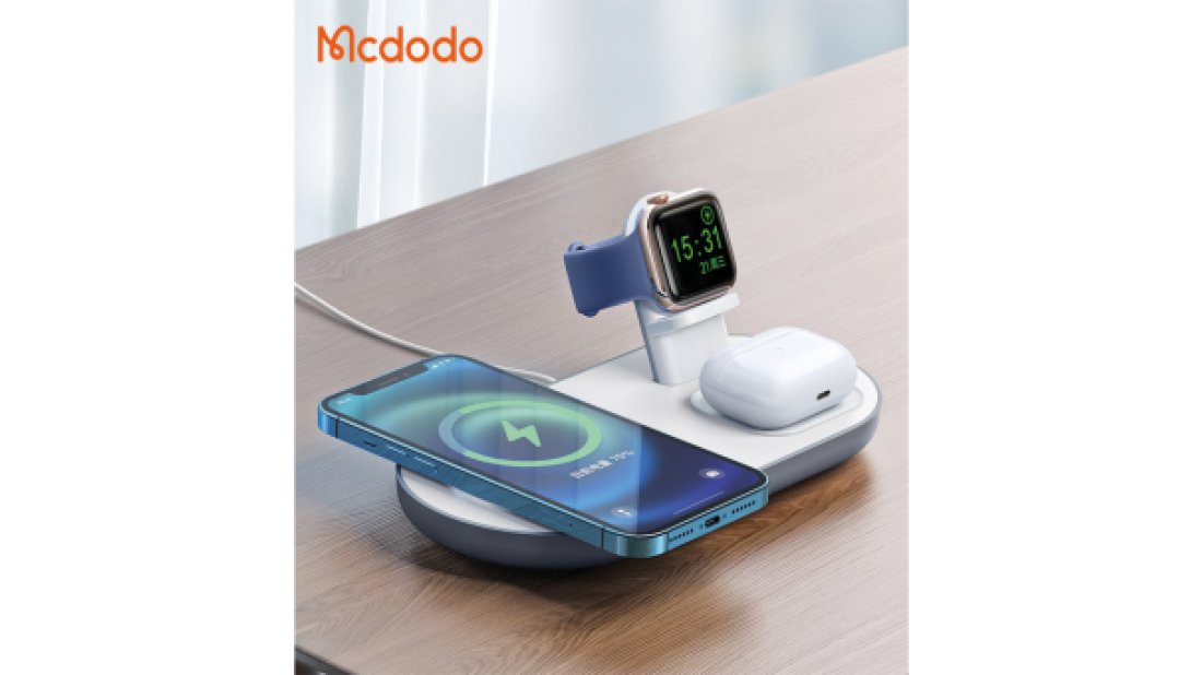iPhone, Apple Watch ve AirPods’u aynı anda kablosuz şarj etmek mümkün