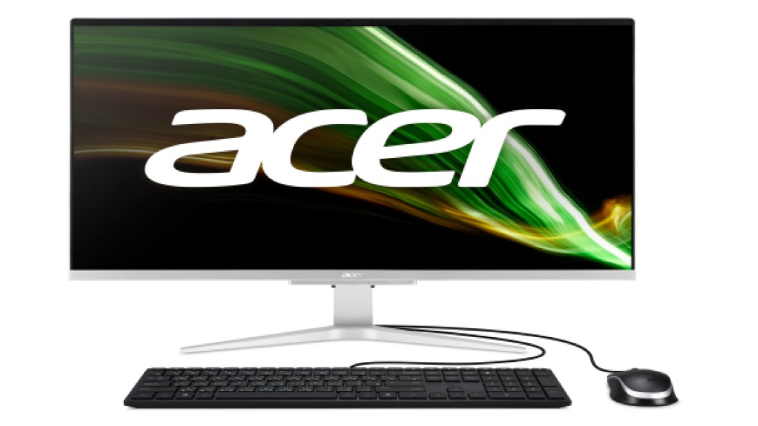 Acer Aspire C27 hepsi bir arada bilgisayarlar ince çerçeveli geniş ekranda yüksek performans sunuyor