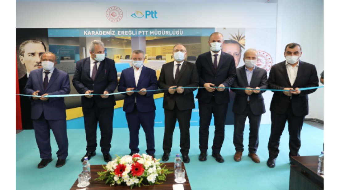 Ptt yeni konseptli iş yerini Zonguldak’ta açtı