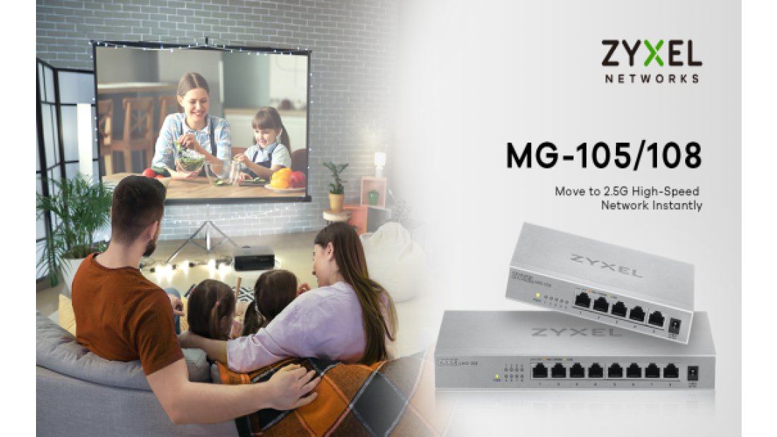 Zyxel’den daha iyi ağ performansı için iki yeni Multi-Gigabit Switch