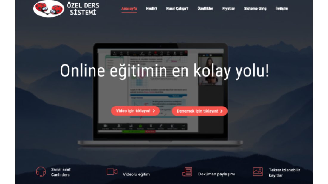 Özel ders vermenin yeni yolu!