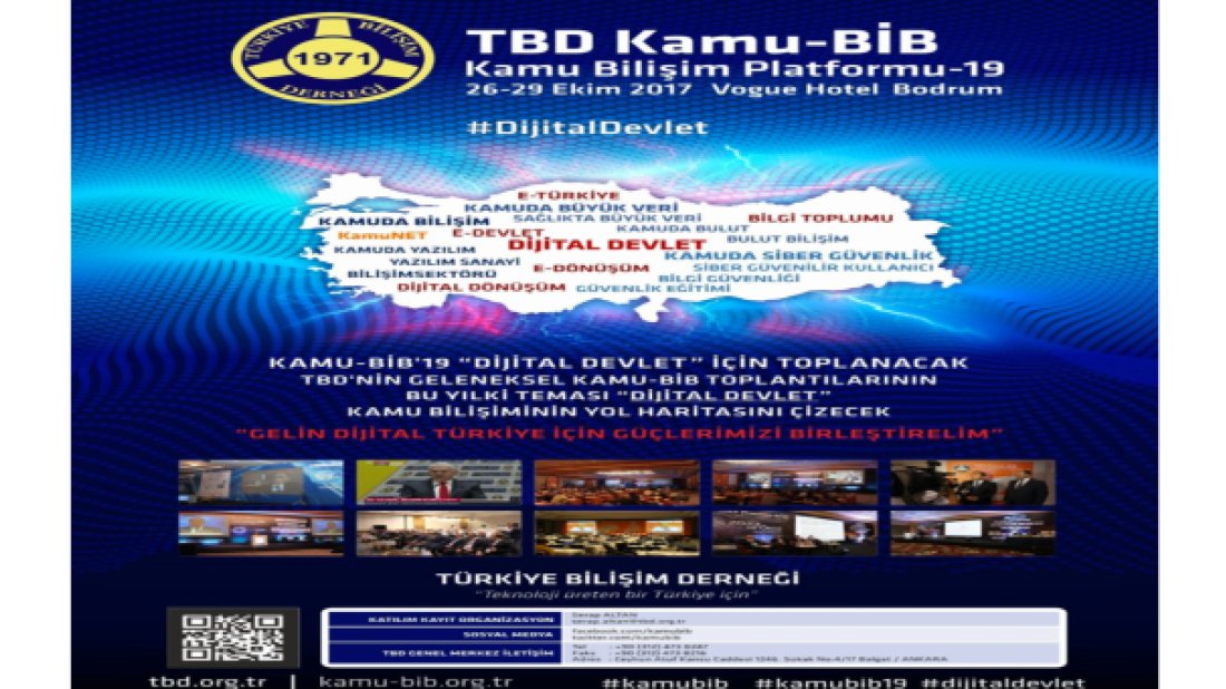 KAMU-BİB’19 “Dijital Devlet” için toplanacak