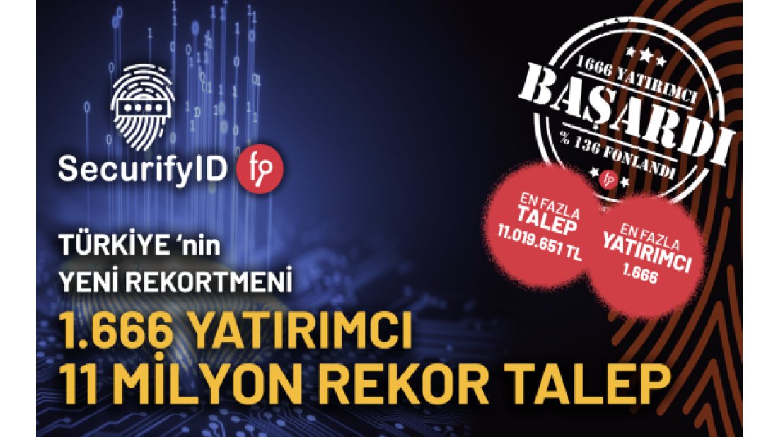 Securify, 327 dakikada 1700 yatırımcıdan 11 milyon TL talep topladı