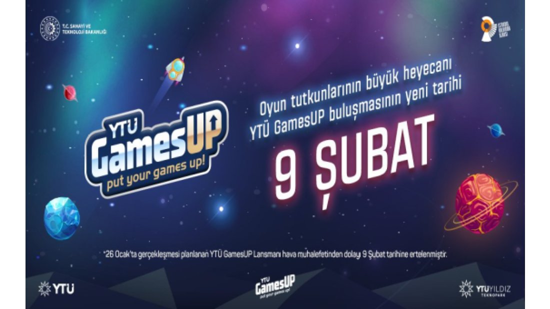 YTÜ Yıldız Teknopark ‘GamesUP’ ile oyunda