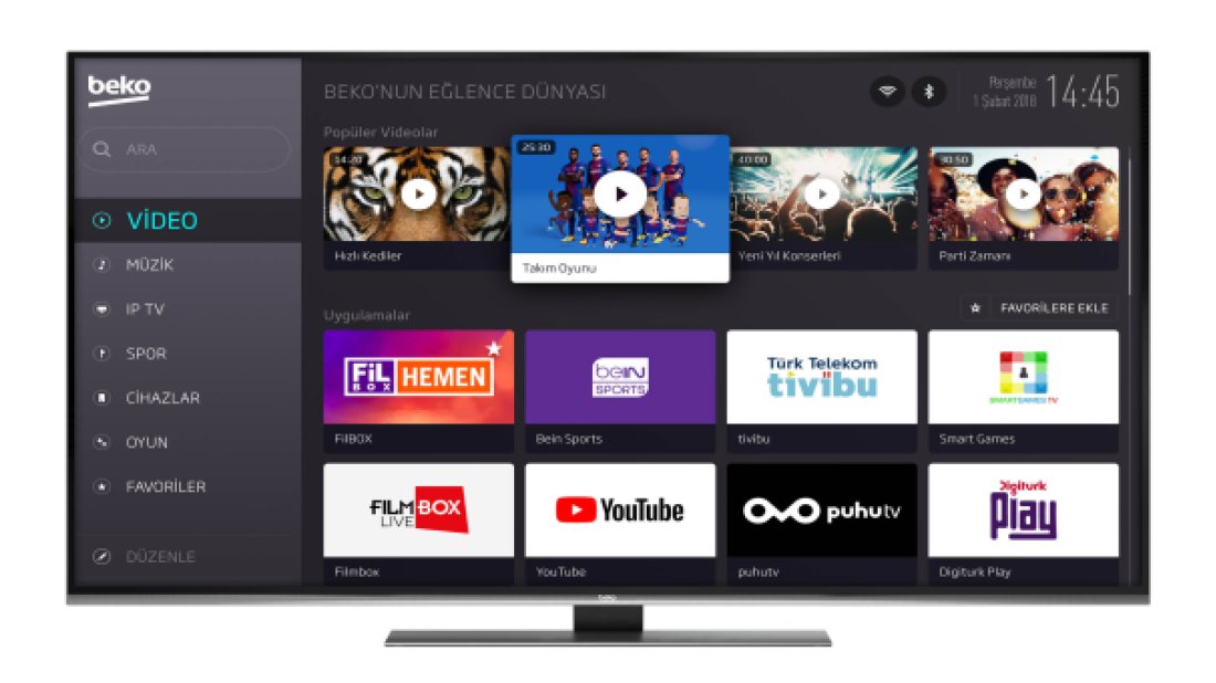 Beko’dan Türkçe Sesli Komutlu TV