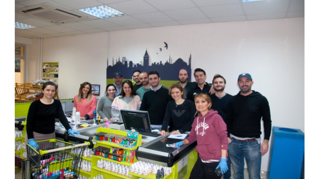 Verifone Gönüllüleri TİDER Destek Market’te!