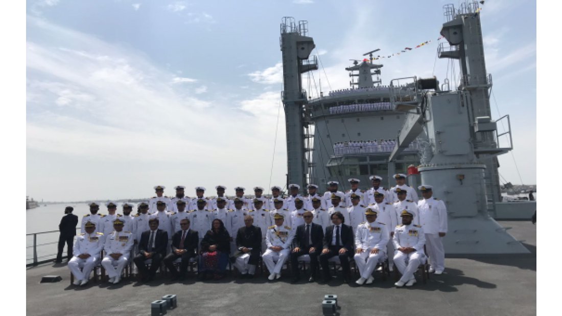 STM tarafından geliştirilen Denizde İkmal Gemisi Pakistan’a teslim edildi