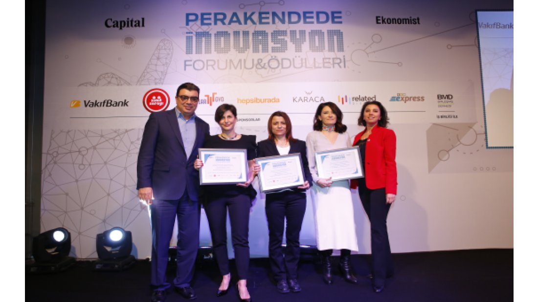 “Türkiye’nin E-Ticarette En Büyük Perakende Şirketi” ödülü Hepsiburada’nın