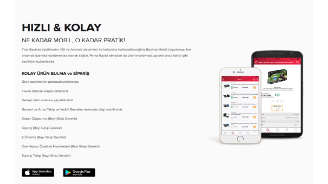 Penta Teknoloji, Bayinet’in mobil uygulamasını yeniledi