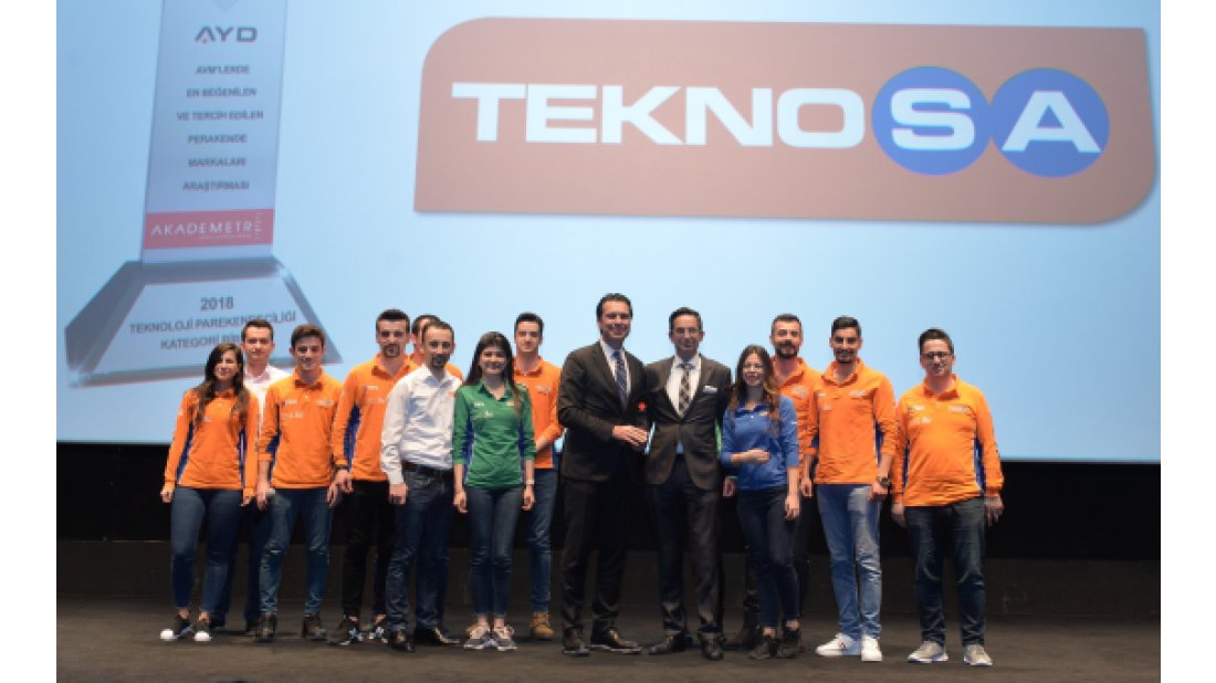 Teknosa, bu yıl da AVM’lerde 1 Numaralı Marka seçildi