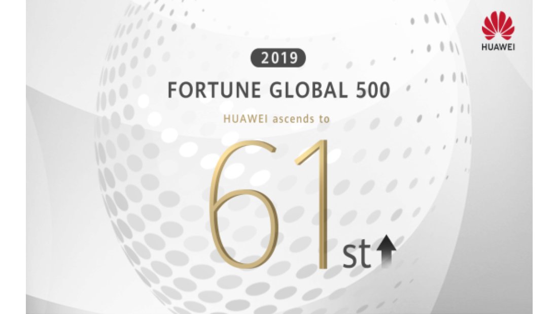 HUAWEI Tüketici Elektroniği, Fortune 500 listesinde 61. sıraya yükseldi