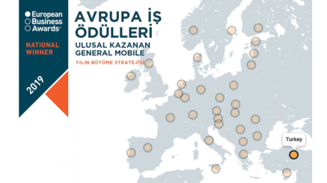 General Mobile'a Avrupa'dan ödül
