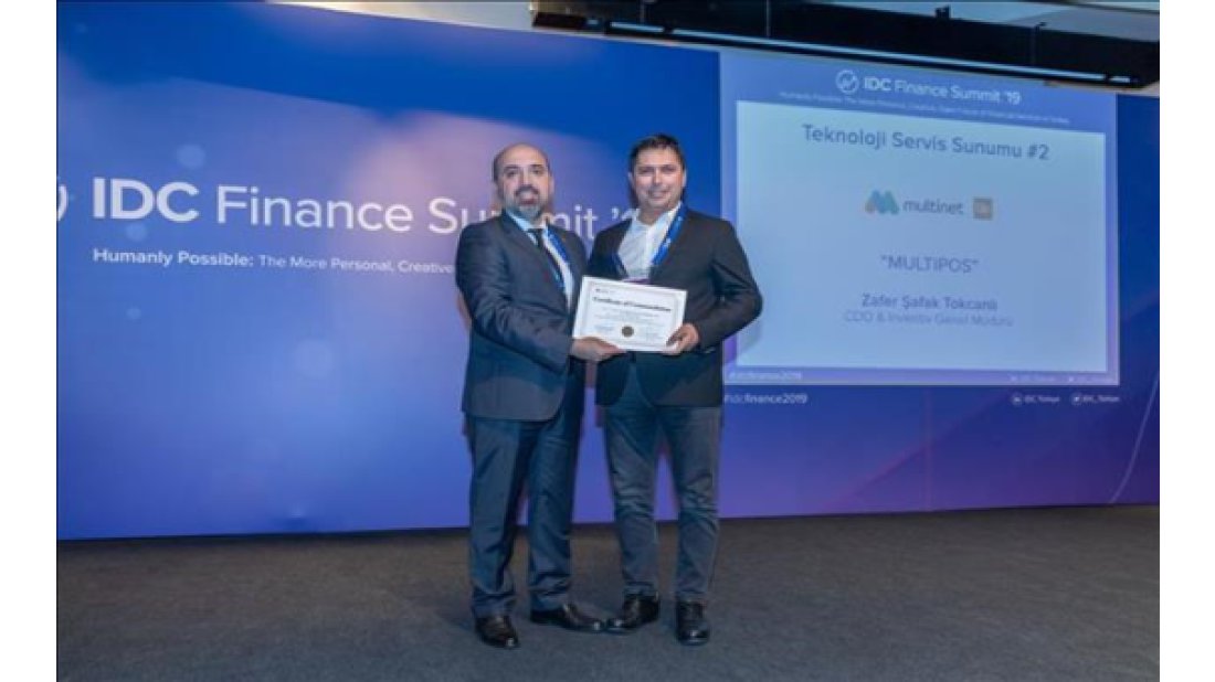   MultiPOS En İyi Teknoloji Hizmet Sağlayıcı Ödülü aldı.