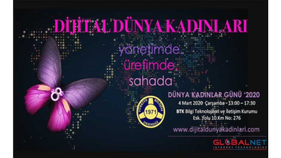 “Dijital Dünya Kadınları ‘2020” etkinliği düzenleniyor
