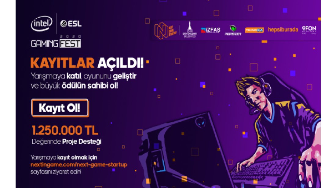 Oyun dünyasının girişimcilerine 1 milyon 250 bin TL değerinde destek!