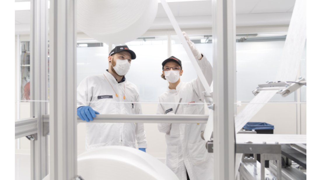 Bosch, tam otomatik maske üretim hattını hayata geçirdi