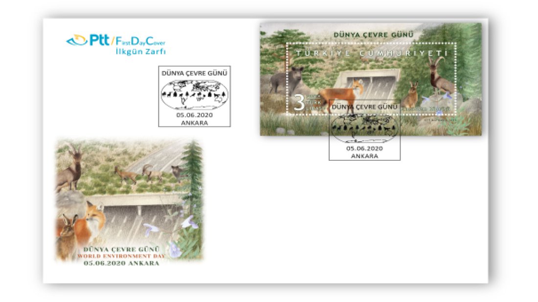 “Ekosistem Köprüsü” PTT pullarında