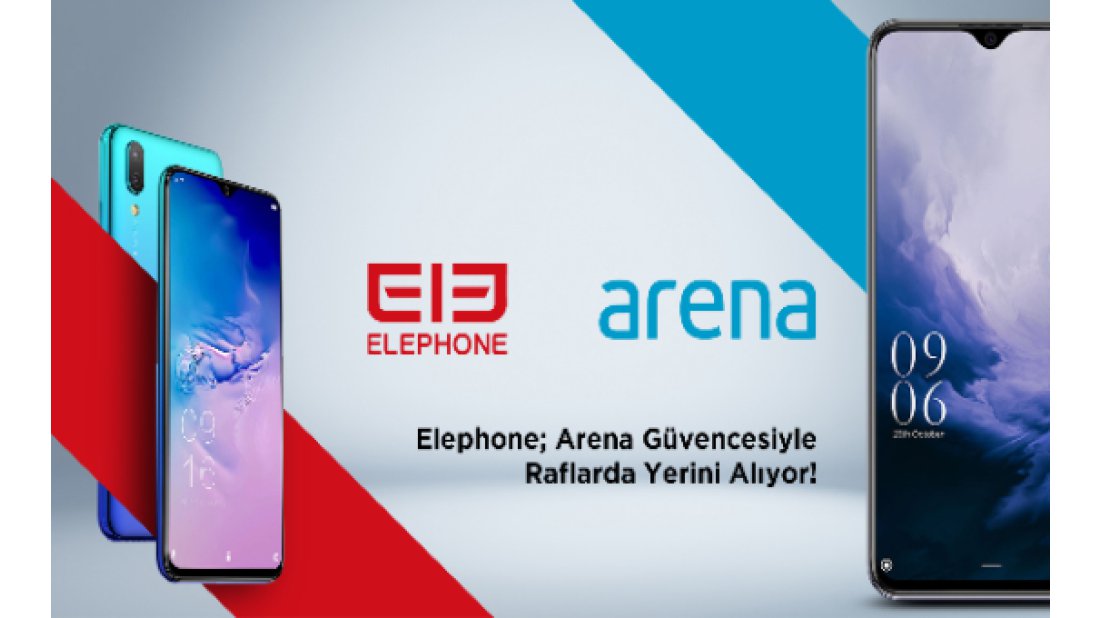 Elephone, Arena güvencesiyle raflardaki yerini alıyor