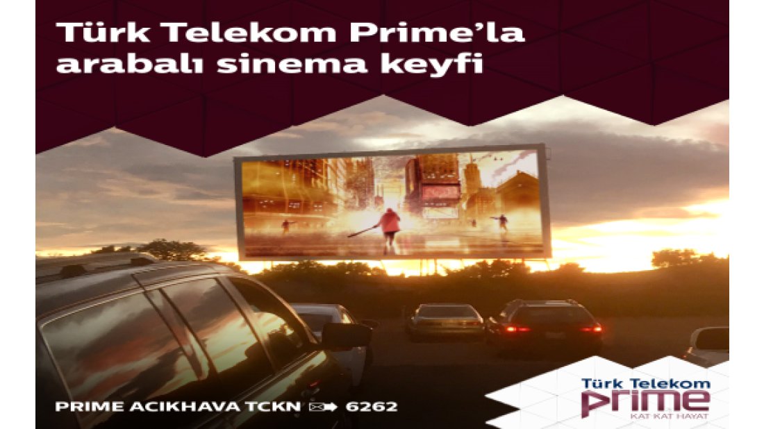 Türk Telekom Prime ile ‘Arabalı Sinema Geceleri’