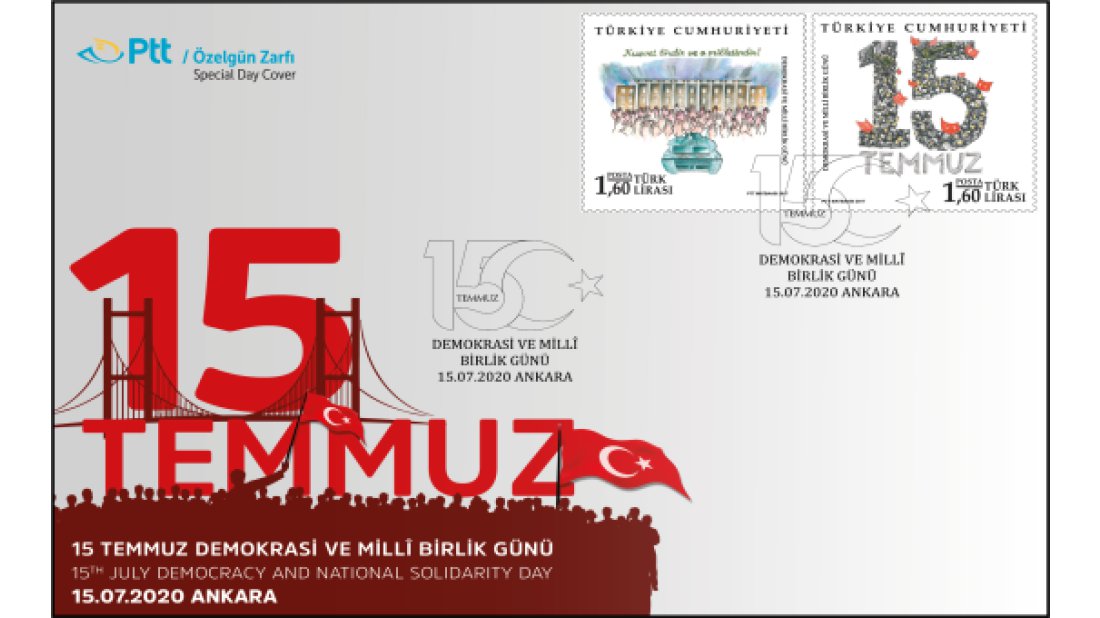 PTT’den 15 Temmuz Özel Gün Zarfı