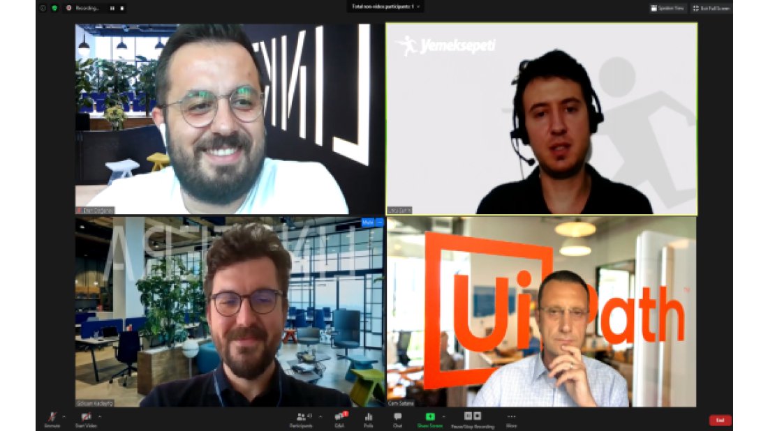 Yazılım Robotlarıyla 40 Kat Daha Hızlı, 365 Gün 7/24 Hatasız Hizmet