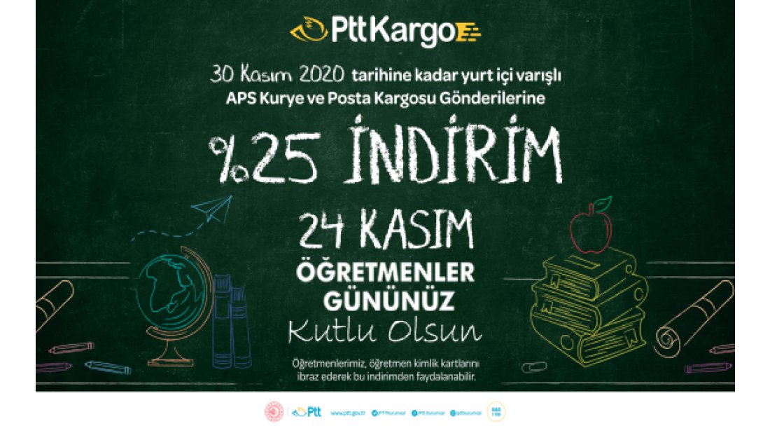 PTT’den Öğretmenler Günü’ne özel indirim sürprizi