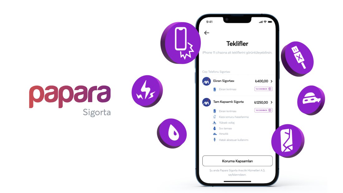 Papara kullanıcılarını sigorta ürünleri ile buluşturdu  